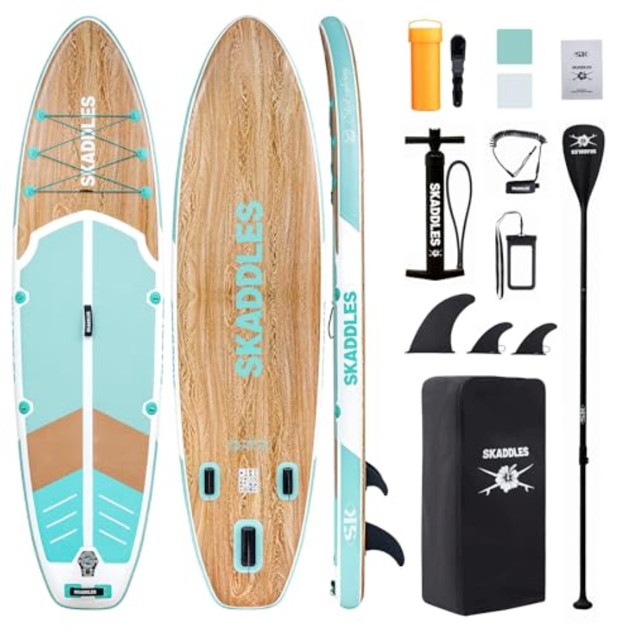 Inflatable Stand Up Paddle Boa - огляд і ціна Yoga Fitness Board