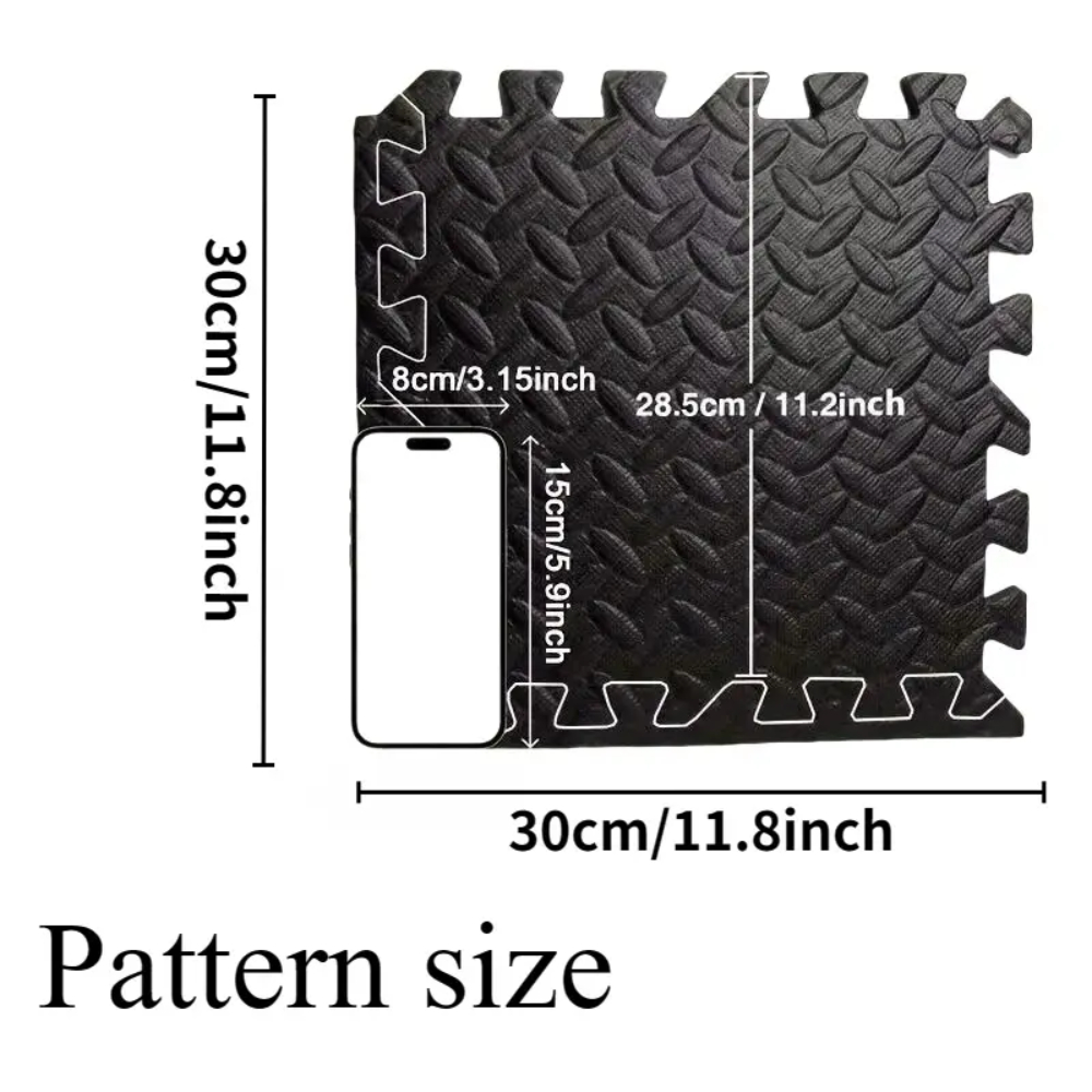 16 Piece Fitness Yoga Mat Soft - огляд і ціна Gym Floor Mats