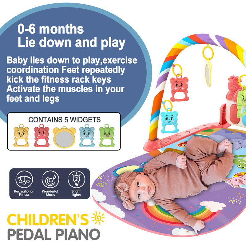Baby Music Activity Gym Rug Pl - огляд і ціна Gym Floor Mats