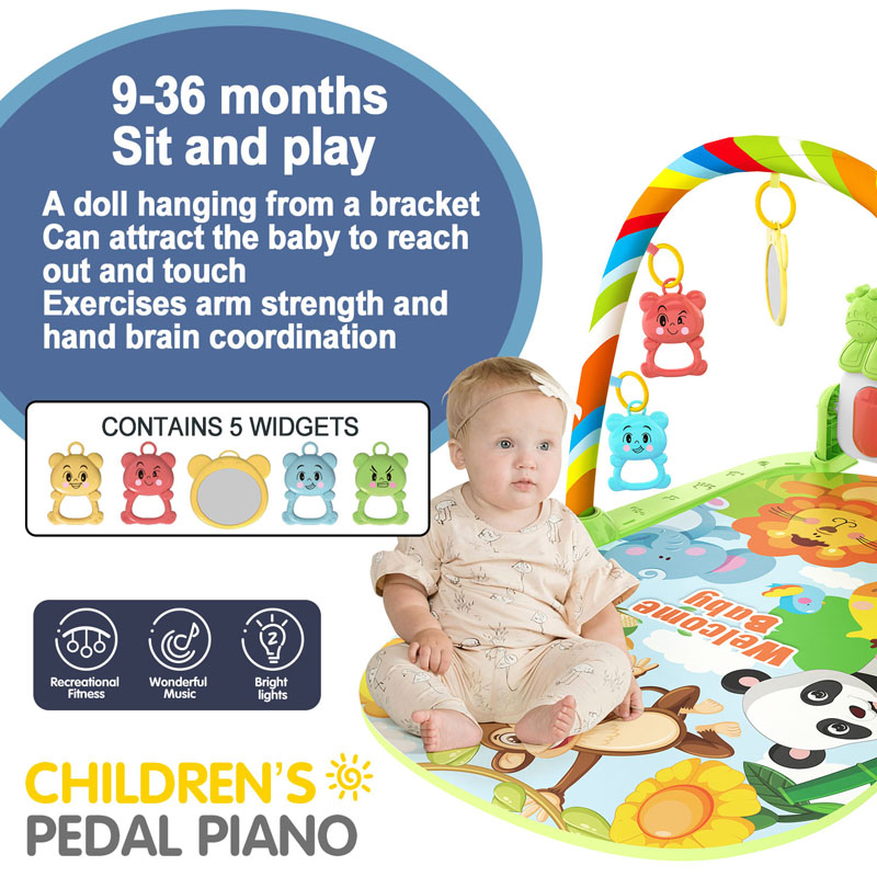 Baby Music Activity Gym Rug Pl - огляд і ціна Gym Floor Mats
