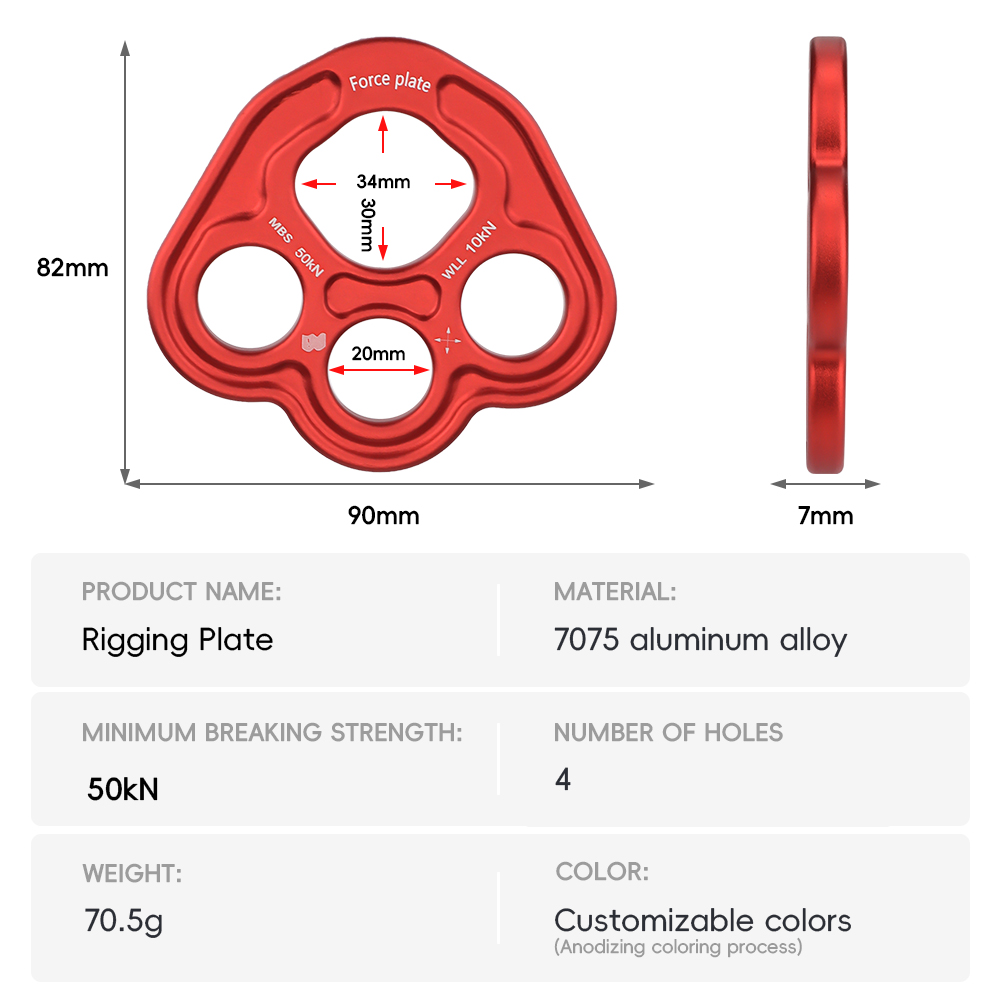 50KN Yoga Force Plate Rigging  - огляд і ціна Yoga Fitness Board