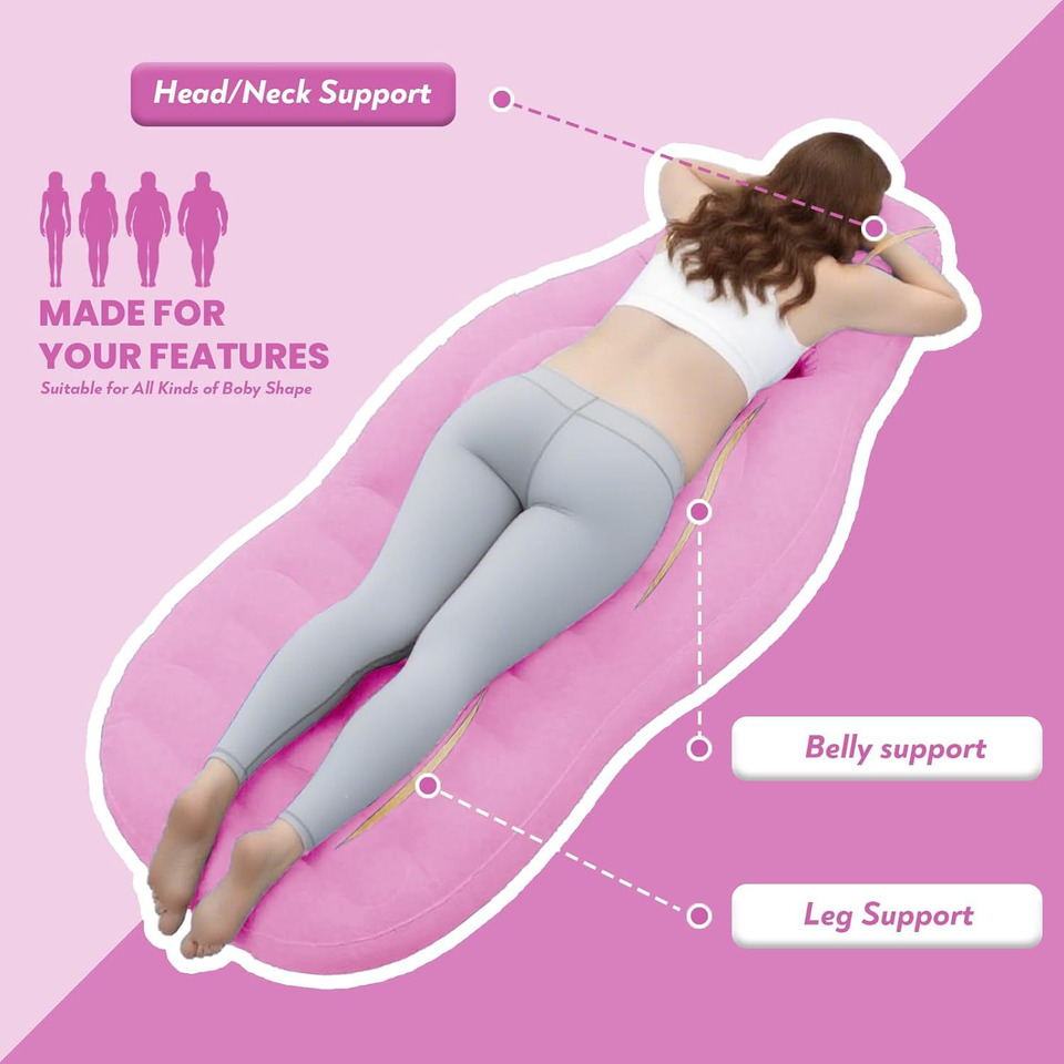 Inflatable Pregnancy Pillow Yo - огляд і ціна Yoga Fitness Mat