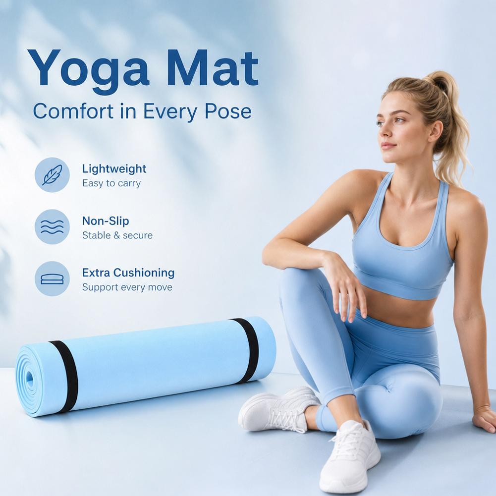 1/2Pcs Thick Yoga Mat Anti-ski - огляд і ціна Yoga Fitness Mat